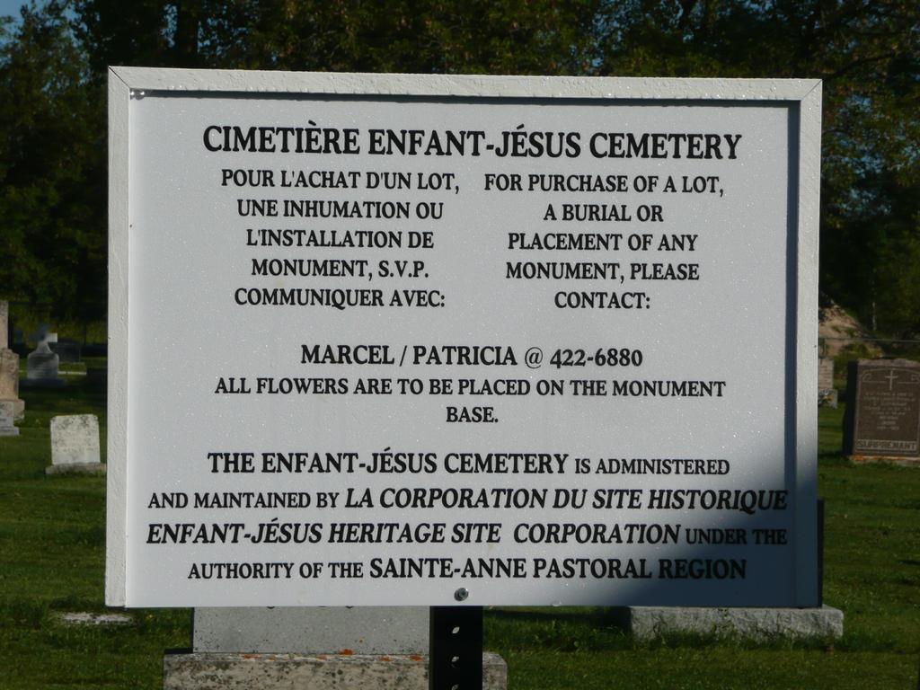 Enfant-Jesus Roman Catholic Cemetery